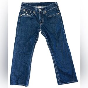 True Religion Indigo Jeans with White Stitching
